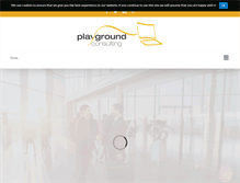 Tablet Screenshot of playgroundconsulting.com